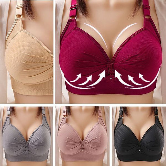 🔥【Kupite 2 i dobijete 1 besplatno】🔥【40kg-120kg】🥰🥰🥰【M-6XL】Udoban grudnjak za donje rublje veće veličine