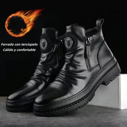 🔥⏳【39-44】2025 nove visokokvalitetne moderne muške čizme od prave kože ručno izrađene