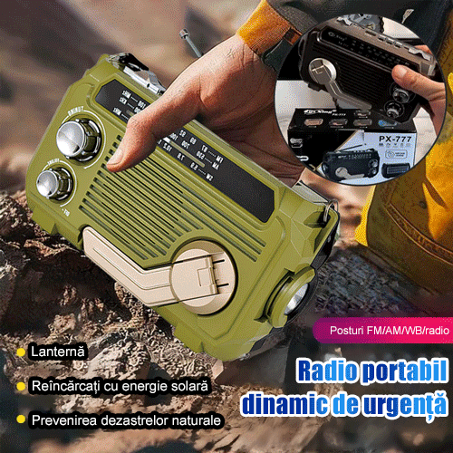 🏕️Prijenosna višenamjenska AM radio svjetiljka