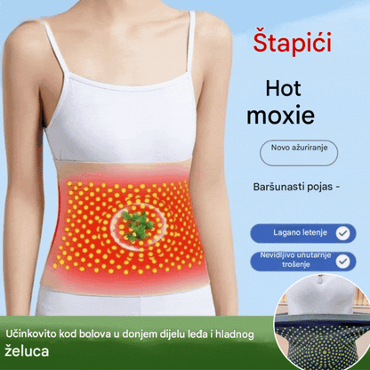 🔥【Kupite 1, dobijte 1 gratis】🔥Pojas za zagrijavanje trbuha od pelina, grije trbuh i ublažava nelagodu
