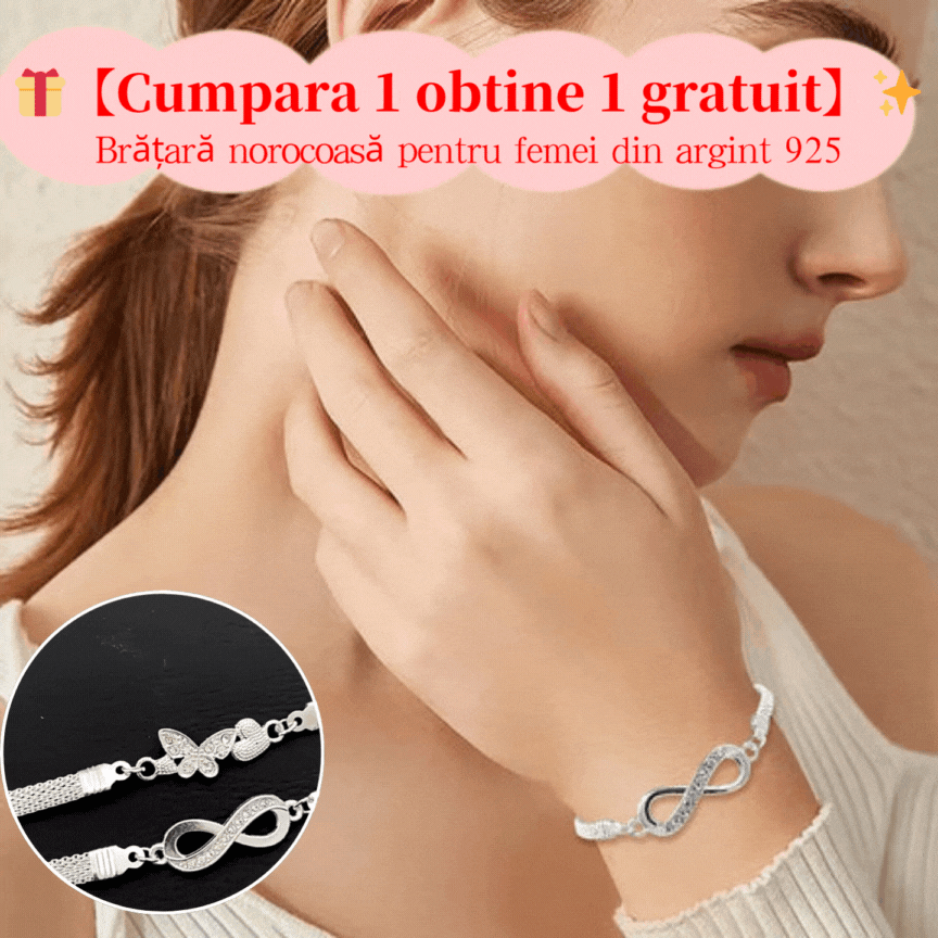 ✨【Kupite 1, dobijte 1 gratis】✨Ženska narukvica za sreću izrađena od 925 srebra