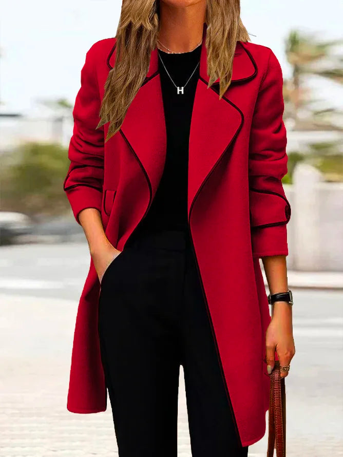 🔥 【M-4XL】Дамско палто от вълна 2025, нов модел с високо качество и средна дължина.