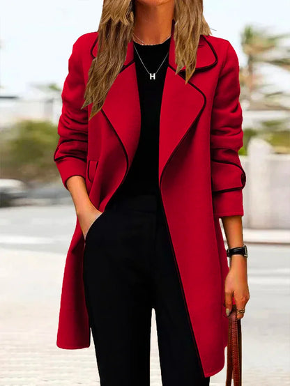 🔥 【M-4XL】Дамско палто от вълна 2025, нов модел с високо качество и средна дължина.