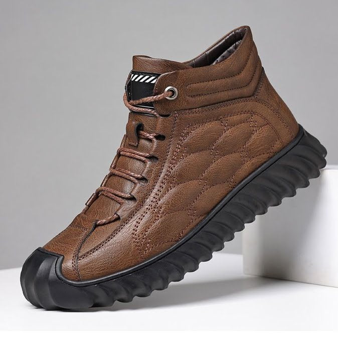 👞【39-44】 Zimski podloženi topli visoki čevlji za prosti čas, moški zimski čevlji.