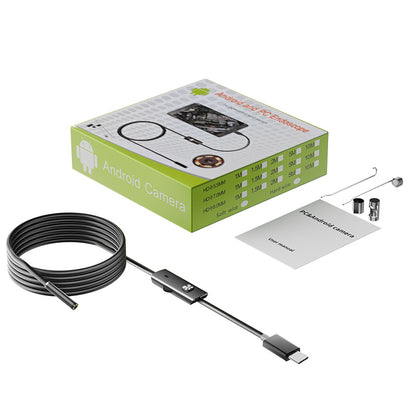 📱【Envío rápido】🏆  Nuevo endoscopio industrial de 7 mm con conexión directa a cámara tipo C para teléfonos Android (endoscopio impermeable)