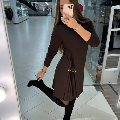 👗🥰【S-3XL】Νέο κομψό γυναικείο φόρεμα, μοντέρνο και εύκολο στο συνδυασμό, εφαρμοστή γραμμή