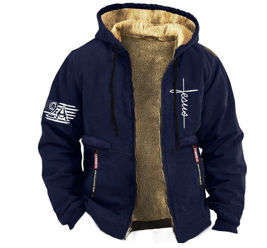 ⏳Ostatni dzień promocji -50%🔥【S-3XL】Męska wysokiej jakości ciepła kurtka, z miękką pluszową podszewką i luźnym krojem.