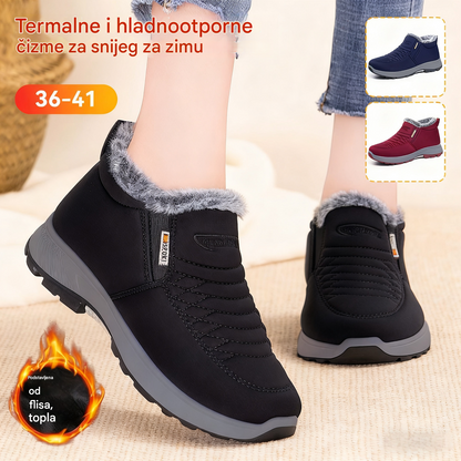 【36-41】Vodootporne čizme za žene, izrađene od toplog pamuka.