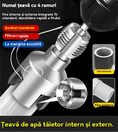 ✔️20mm+25mm🛠️ Novi tip svrdla s integriranim otvaračem navoja za vodovodne cijevi, unutarnje i vanjske (primjenjivo za PPR, PEPVC)