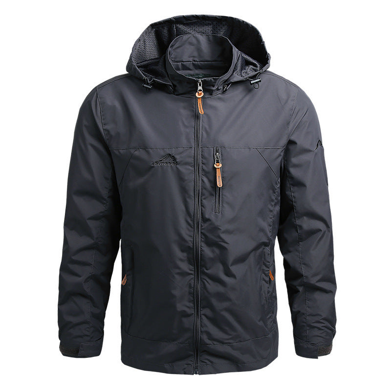🔥【L–5XL】Nagy méretű, kapucnis casual kültéri kabát – Kényelmes és strapabíró