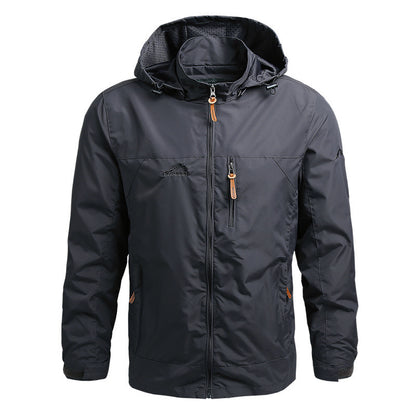 🔥【L–5XL】Nagy méretű, kapucnis casual kültéri kabát – Kényelmes és strapabíró