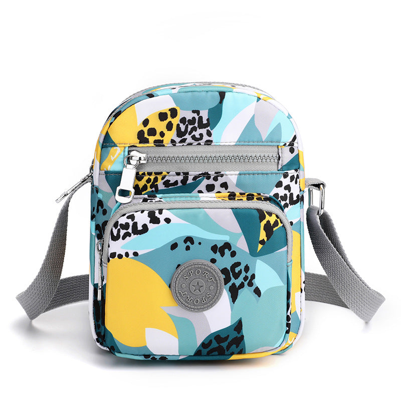 ⏳Último día: 50% de descuento 👜Bolso bandolera de mujer de gran capacidad, de cuatro capas, confeccionado en nailon estampado a la moda. (Seis colores disponibles)