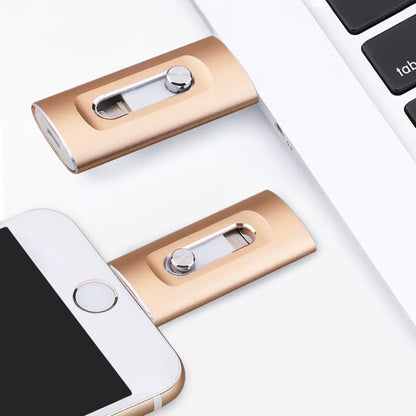 ⚡【Último día con 50% de descuento】⚡Pendrive 4 en 1 Pro para dispositivos iPhone / iPad  / PC/ Android