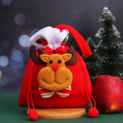 🎁🔔【Kupite 2, dobijte 2 besplatno】🦌🎅🏼Slatki uzorak božićne darovne vrećice Djeda Božićnjaka