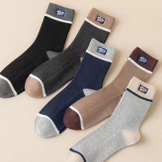 🧦🧦【10/20 pár】Új, puha és kényelmes férfi tiszta pamut zokni, nedvszívó és szagálló.