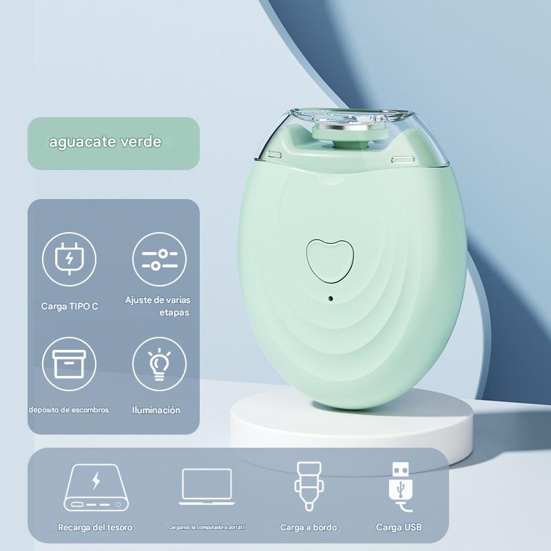 💅✨ Lima de uñas automática (1 unidad) para un cuidado de uñas seguro y delicado 👶🔧