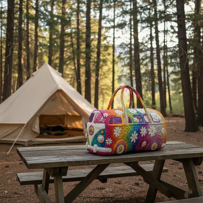 👜👑✨【Plačilo ob dostavi】✨【(18x9x9) palcev】Potovalna torba Hippie Box