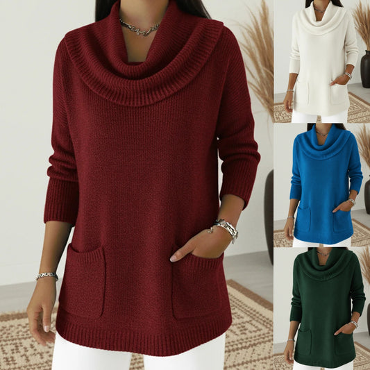 🔥【S-5XL】Nueva camiseta de punto para mujer, de moda y muy cómoda para combinar