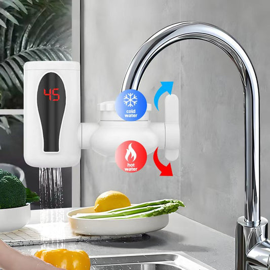 ⚡🚰Potpuno nova brzozagrijavajuća kuhinjska slavina, zagrijava se za tri sekunde, nije potrebna instalacija, kućna električna slavina