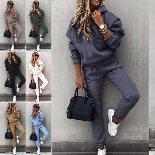 💕 【S-XL】Κομψό, δίχωρο αθλητικό σετ με μακρύ μανίκι, άνετο, στιλάτο και άνετο, ιδανικό για καθημερινή χρήση σε εξωτερικούς χώρους.