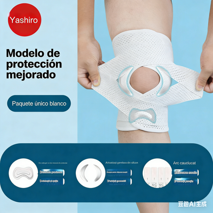 🦵Rodilleras con doble resorte, adecuadas para correr, andar en bicicleta, juegos con pelota y otros deportes.