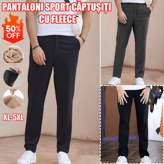 ⏳ 50% popusta 🔥【XL-5XL】Zimske muške kvalitetne nove vunene zadebljane casual hlače