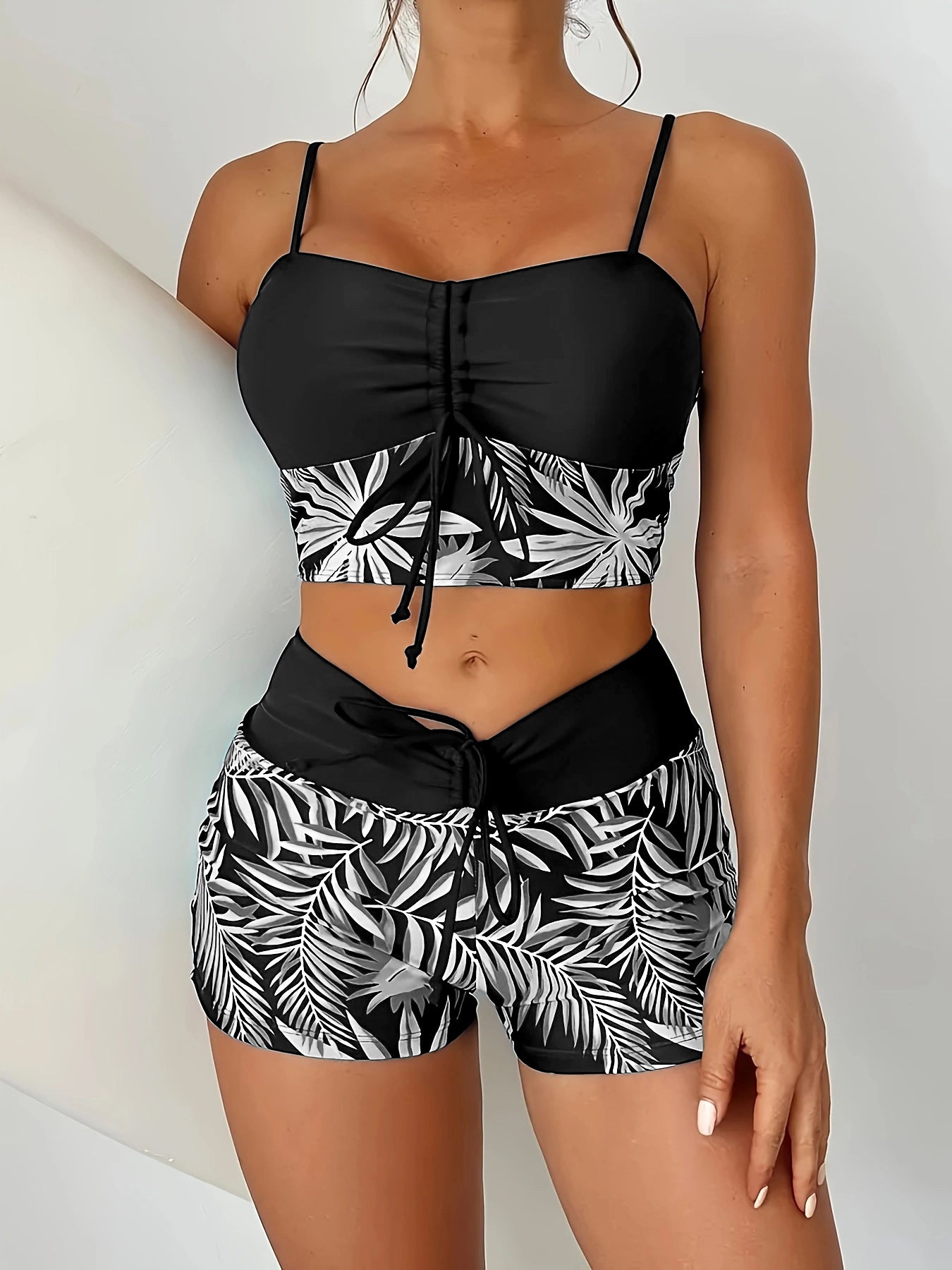 🏊‍👙🌴 Elegantni kupaći kostim za veće veličine s printom