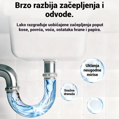 🛁💦【Kupite 2, dobijte 2 gratis】🌟Sredstvo za čišćenje sudopera i odvoda: Pjena visoke gustoće od ekstrakata i enzima za razgradnju.