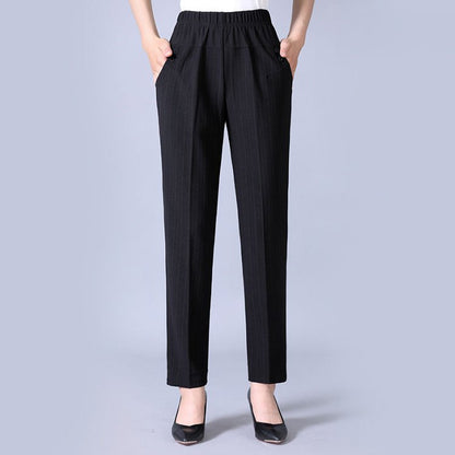 ⏳ Ostatni dzień: 50% zniżki 🔥【45-100 KG】Nowe damskie spodnie z wysokim stanem i prostymi nogawkami,Wersja standardowa/Wersja ocieplana