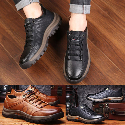 👞Προσφορά περιορισμένου χρόνου -50%⏳【39-48】Ανδρικά Casual Παπούτσια από Γνήσιο Δέρμα - Αδιάβροχα και Αντιολισθητικά