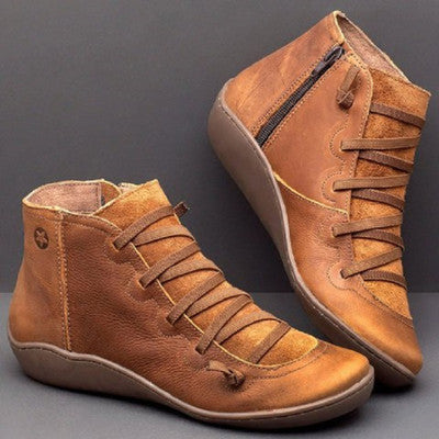 😍 Último día: 50% de descuento 🥾【Tallas 35-43】Nuevas botas cortas casuales para mujer (modelo 2025)