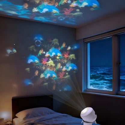 🔥 Dynamický rotující LED projektor