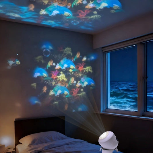 🔥 Dynamický rotující LED projektor