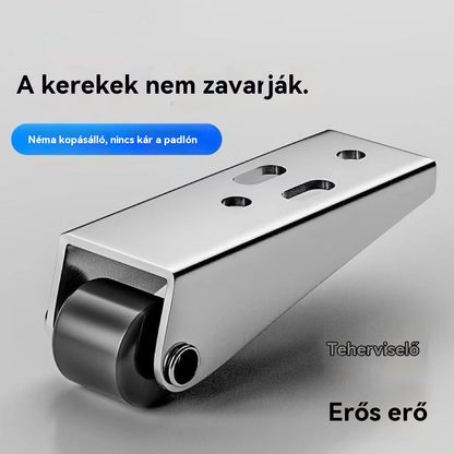 【8 kerék + 32 csavar】🚪 Görgős tartó megsüllyedt ajtókhoz – Csendes, állítható és könnyen felszerelhető 🔧