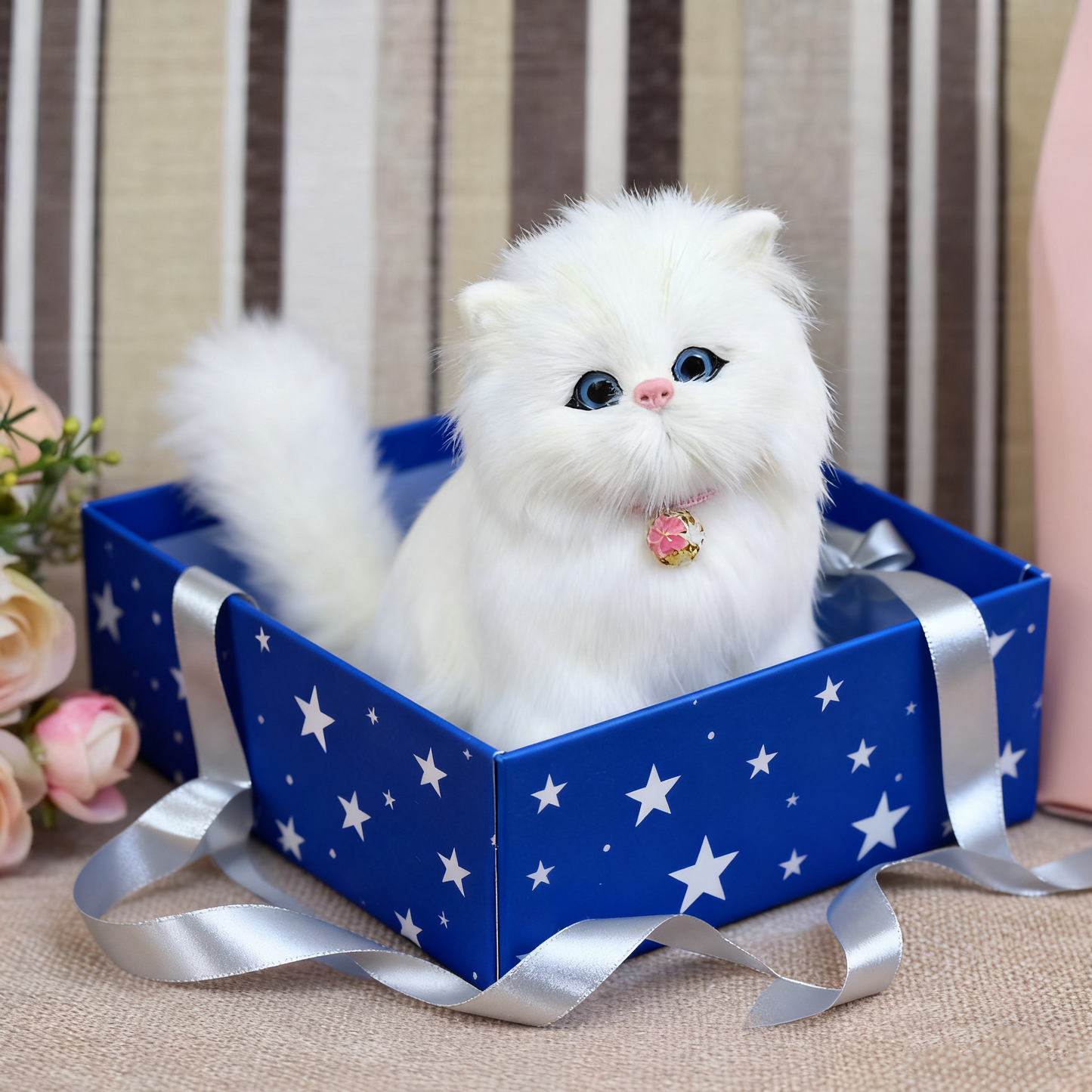 【🎄Božićna ponuda】🐱 Realistična plišana mačkica koja ispušta zvukove igračka