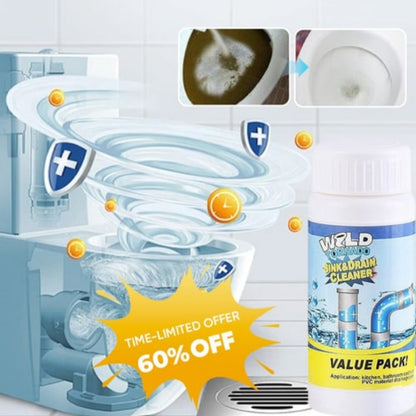 🛁💦【Kupite 2, dobijte 2 gratis】🌟Sredstvo za čišćenje sudopera i odvoda: Pjena visoke gustoće od ekstrakata i enzima za razgradnju.