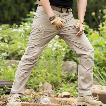 👖【S-5XL】Pantalones tácticos para hombre, pantalones de trabajo, pantalones militares, pantalones de exterior, resistentes al agua y duraderos.
