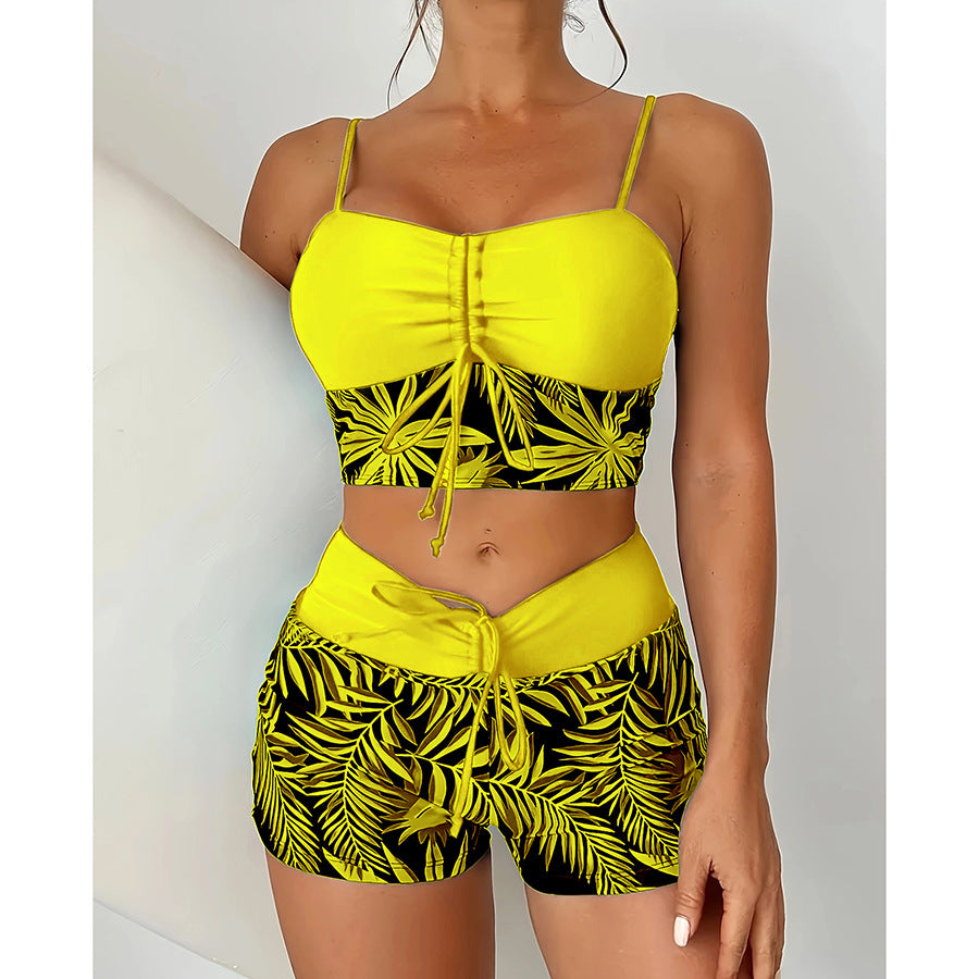 🏖️【S-5XL】✨Lehké letní plavky s potiskem, prodyšné a pohodlné, dvoudílný design