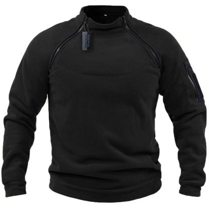 🔥【S-4XL】Ανδρικό φούτερ με όρθιο γιακά για φθινόπωρο και χειμώνα, ζεστό και άνετο, εύκολο στο καθημερινό ντύσιμο.