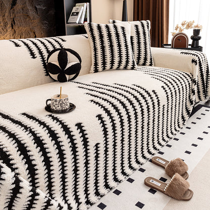 🍂2025 Nova jesensko/zimska zadebljana lagana luksuzna plišana navlaka za sofu, tkaninski jastuk za sofu🍂【180*150cm】