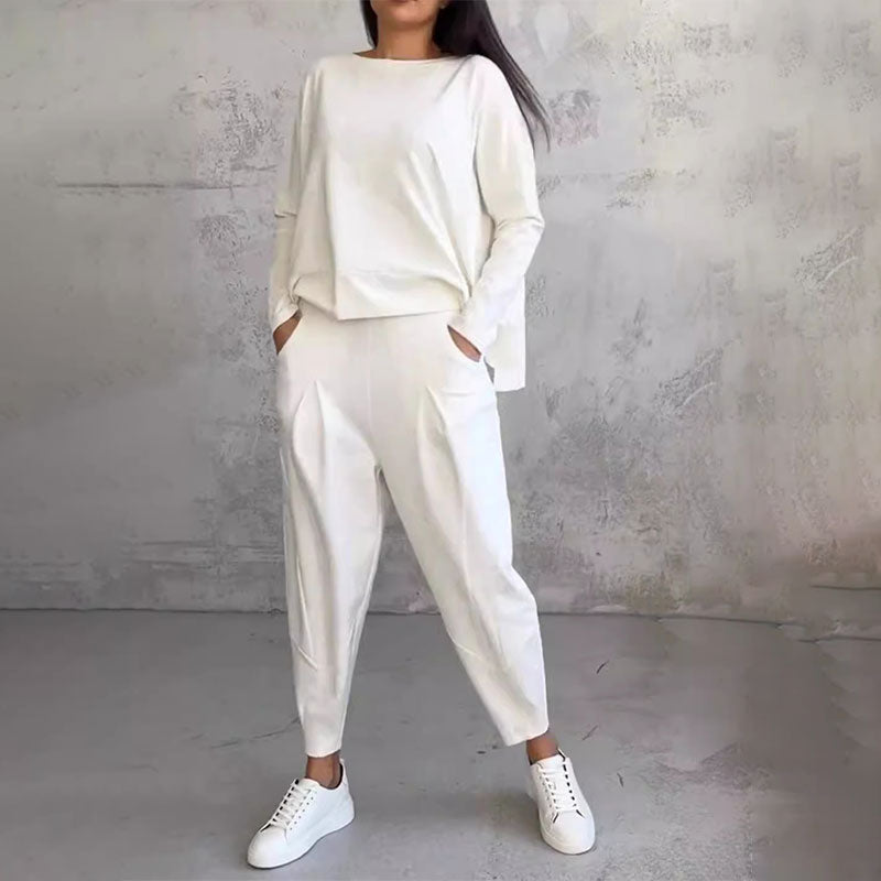 💖✨【S-5XL】Novi jednostavni pamučni ženski komplet odijela