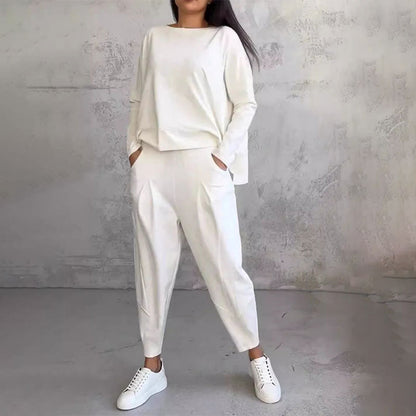 💖✨【S-5XL】Novi jednostavni pamučni ženski komplet odijela