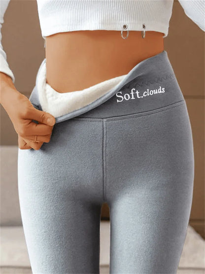 ✨ Kup jeden, drugi gratis! 💕 [S-5XL] Legginsy ocieplane z wełny, wysoki stan, duży rozmiar, wysoka elastyczność