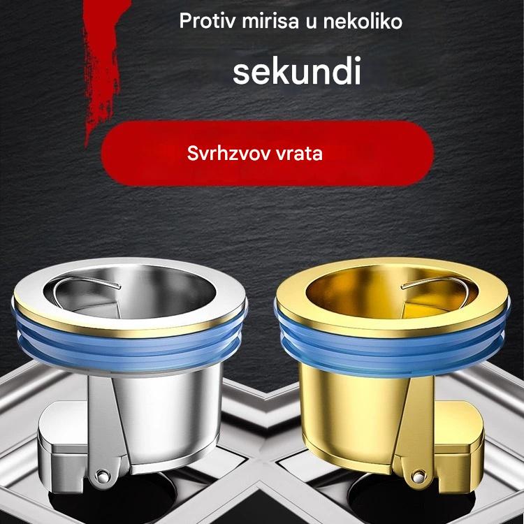 🔥Kupite jedan, drugi gratis 🕳 Univerzalni podni odvod od mesinga s dezodorirajućom jezgrom protiv neugodnih mirisa 🚿✨