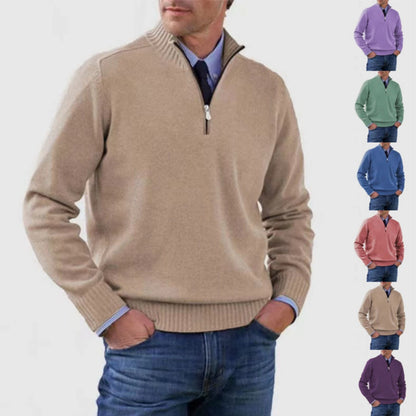 🔥 Ostatni dzień: 50% zniżki 🔥【L-5XL】Popularne, ciepłe swetry z zamkiem błyskawicznym na jesień i zimę