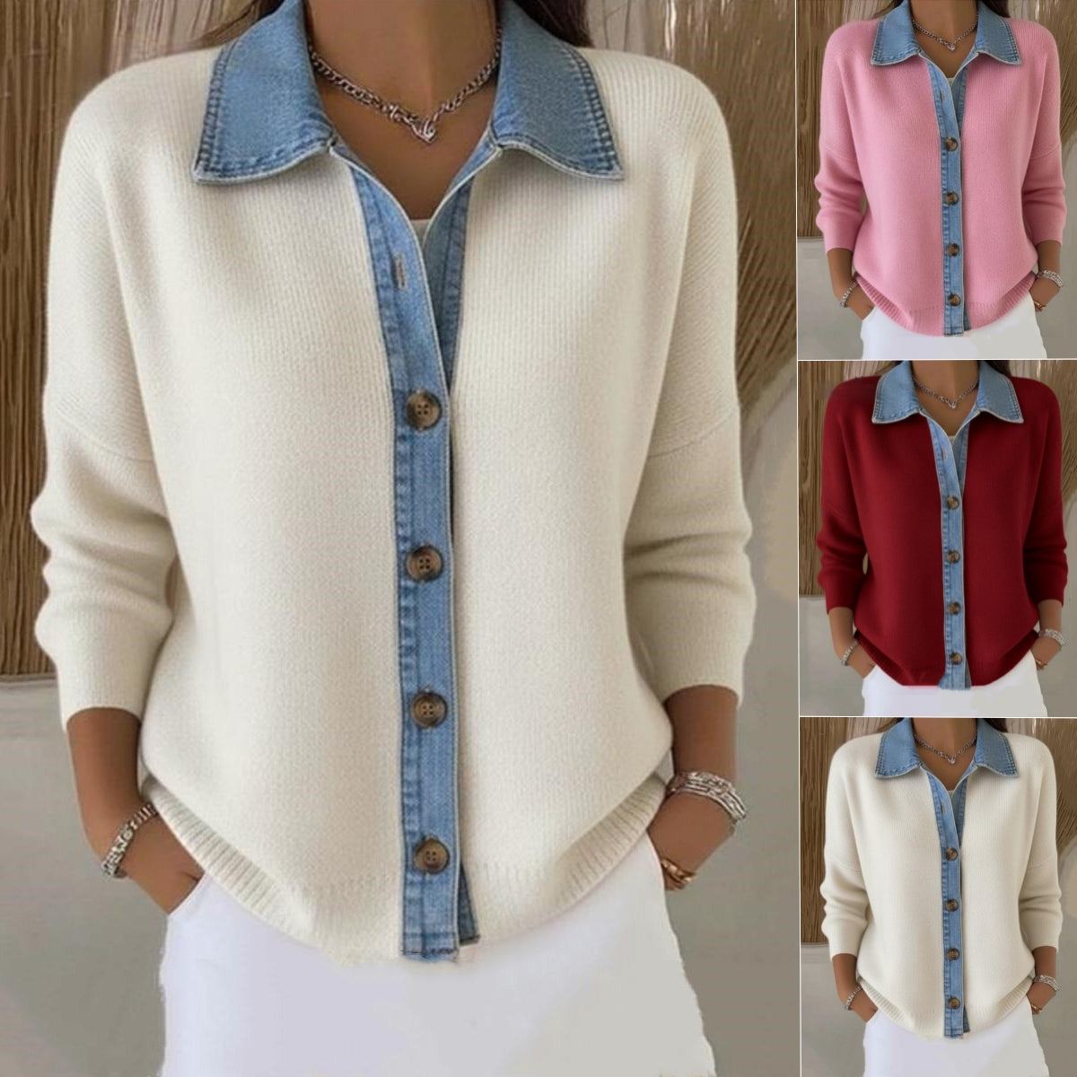 ✨ Nueva blusa de mujer 2025 de alta calidad con diseño de paneles (S-3XL), moderna y cómoda, disponible en tallas grandes