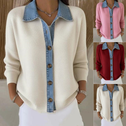 ✨ Nueva blusa de mujer 2025 de alta calidad con diseño de paneles (S-3XL), moderna y cómoda, disponible en tallas grandes