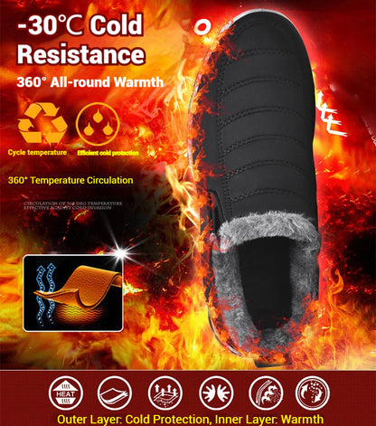 🔥【35-48】Unisex zimske čizme s plišanom podstavom - tople, udobne i neklizajuće za hladno vrijeme.