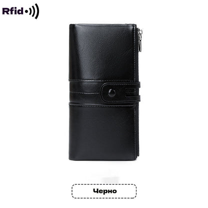 💼🔥【Časovno omejen popust】Večfunkcijska denarnica, ročno izdelano usnje, zaščita pred krajo, dvojna zadrga