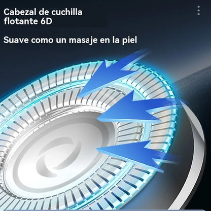 😎 Mini přenosný elektrický holicí strojek s magnetickou a vodotěsnou dvojitou hlavou